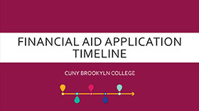 Financial Aid Application Timeline Presentation Financial Aid Application Timeline Presentation