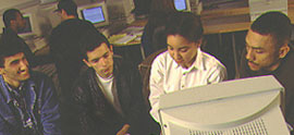 Students at Lab