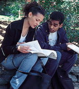 Two Students Studying