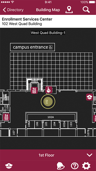 Building Map with Floors