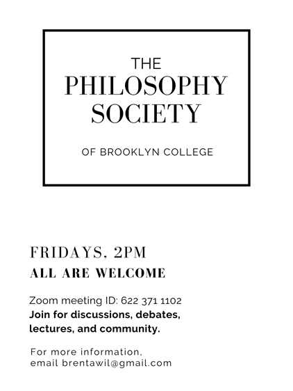 Philosophy Social Hour Event Series