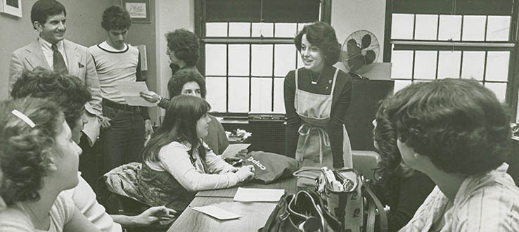 Classes—and fashion—became more relaxed in the 1970s.