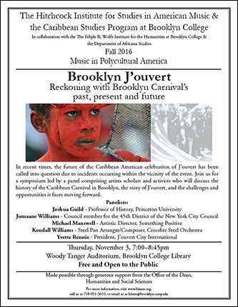 Poster for Brooklyn J’ouvert - Reckoning with Brooklyn Carnival’s past, present and future