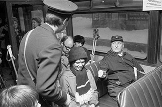 Norway's King Olav V, 1973