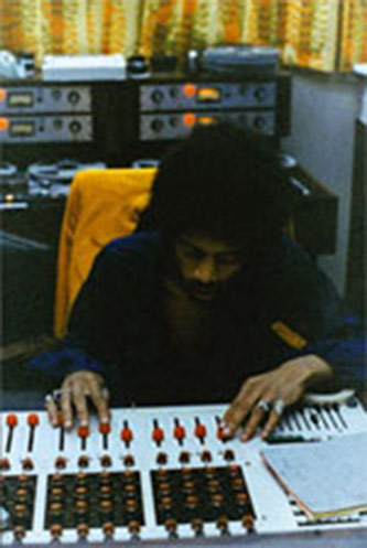 Jimi Hendrix at The Record Plant, Photo courtesy of Eddie Kramer Archive ©