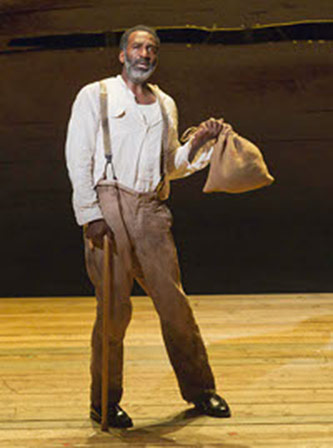 Norm Lewis as Porgy, Photo by Michael J. Lutch, courtesy of the American Repertory Theater