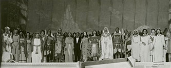 1947 performance of Freeman's opera <em>The Martyr</em> at Carnegie Hall. H. Lawrence Freeman Papers, Series VI, Box 51.