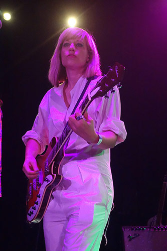 Sara Landeau performs with The Julie Ruin in Seattle, photo by Helen Marie Fletcher
