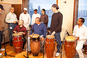 <em>Yemaya—Okuo and Other Songs</em> recording session