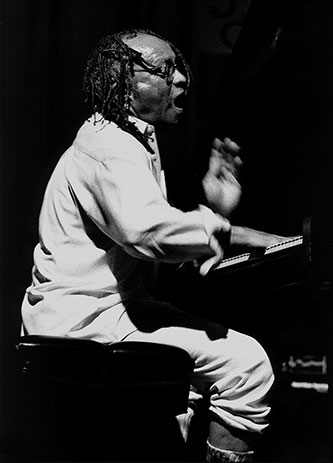 Cecil Taylor in New Orleans, 1995. Photo by Michael Wilderman.