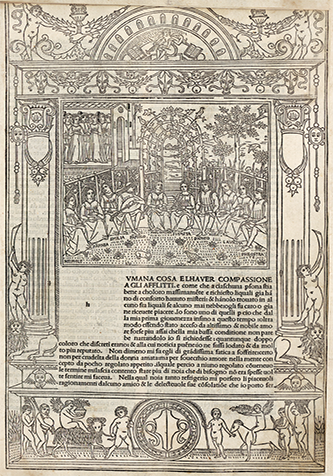 A printed edition of Boccaccio's Decameron (1492).