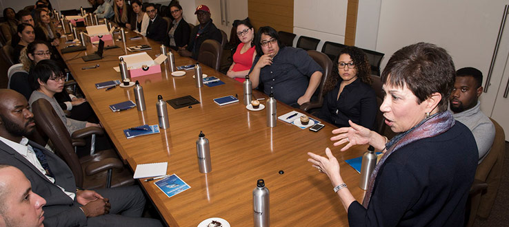 Our company visit program allows students to learn first-hand about a profession. 