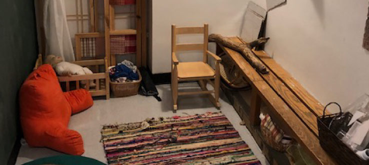 There are many spaces and places in the classrooms at the Early Childhood Center for play, wonderment, exploration and discovery.