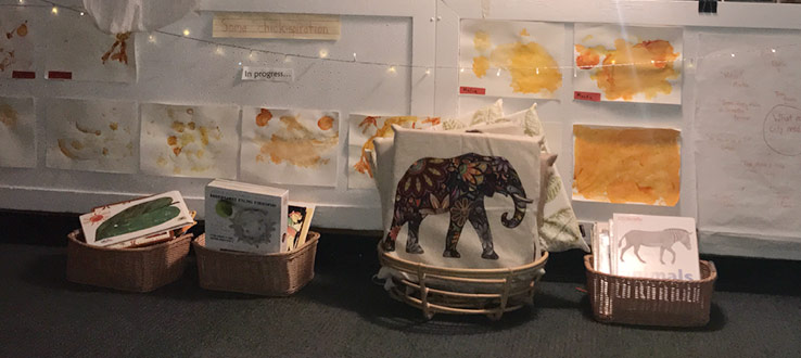 The classrooms at the Early Childhood Center are designed for children's exploration and interaction with materials.
