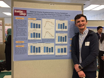 Hunter Korsmo (graduate student in the CUNY Biochemistry Ph.D. program)