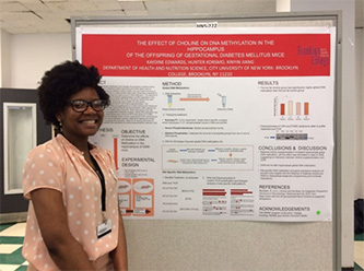 Kaydine Edwards (HNSC undergraduate student and MARC scholar)