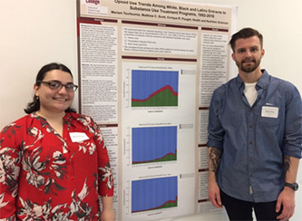 Mariam Tsurtsumia and Matthew C. Scott (undergraduate students majoring in psychology and biology, respectively)