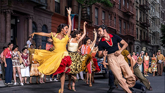 Scene from <em>West Side Story</em> (2021) featuring Ariana DeBose. Photo credit WABC News