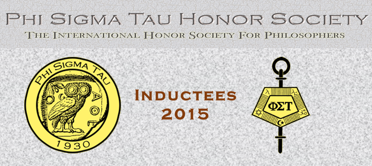 Phi Sigma Tau Inductees 2015