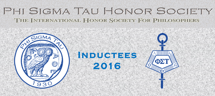 Phi Sigma Tau Inductees 2016