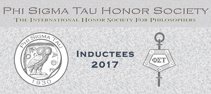 Phi Sigma Tau Inductees 2017