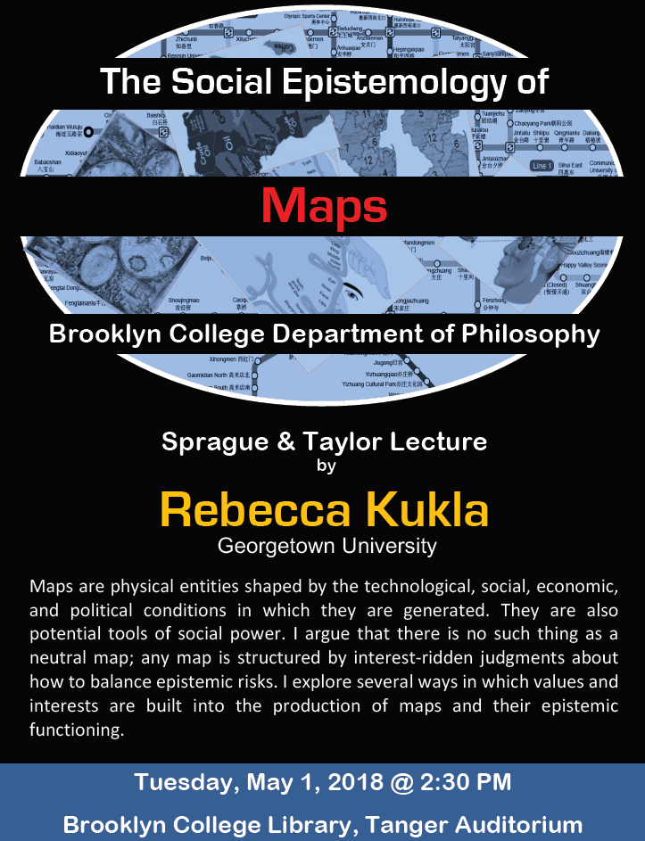 Event Flier: The Social Epistemology of Maps