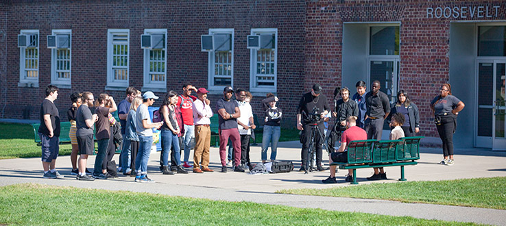 The art of filmmaking begins on the Brooklyn College campus.
