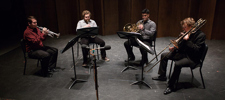 1<p>The Conservatory’s stellar brass faculty includes members of the renowned Canadian Brass.</p>
