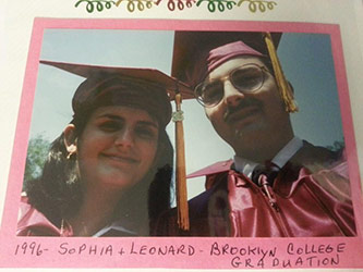 Sophia '96 and Leonard Caputo '96