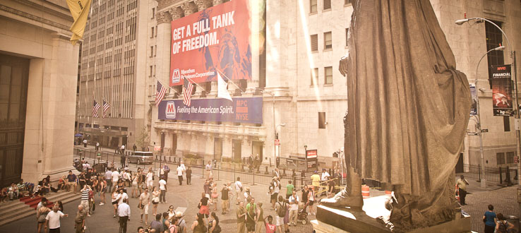 Walk the streets where George Washington was inaugurated.