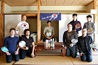 Brooklyn College junior John Tan (second from left) says that immersing himself in Japanese culture during his study in Tokyo was an englightening experience, both personally and professionally. 
