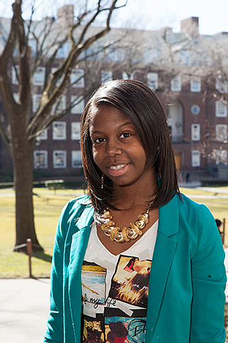Woods, a SEEK student, plans to study abroad with part of her scholarship.