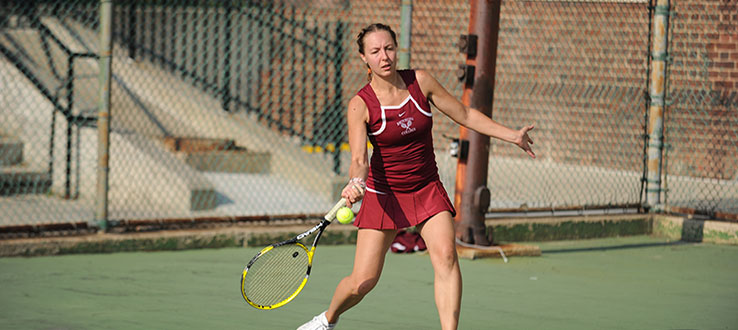 Our tennis courts host exciting CUNY-wide matches.