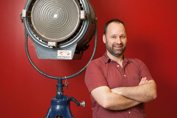 Dan Smith is a member of the first official graduating class of Brooklyn College's Barry R. Feirstein Graduate School of Cinema. Photo: David Rozenblyum.