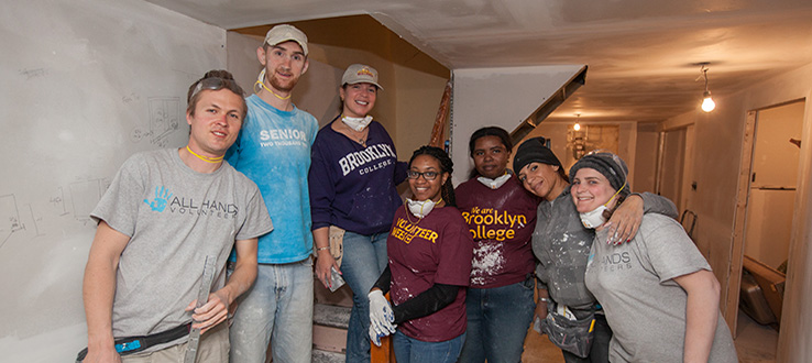 Our students constantly lend a hand to community-based volunteer projects.