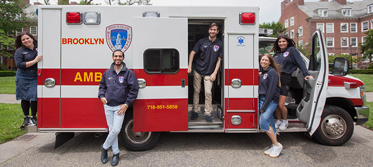 Trained student volunteers are on hand to assist in medical emergencies.